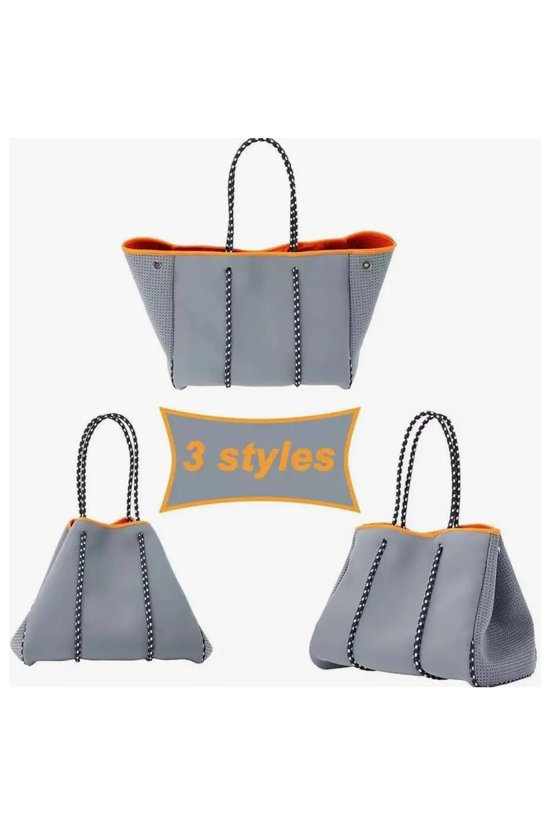 Classy Cloth - Neoprene Bag - Peanut Butter w/ White Sides