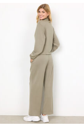 SoyaConcept - Banu 33 Styllish Lounging Sweatpants - Dusky Green