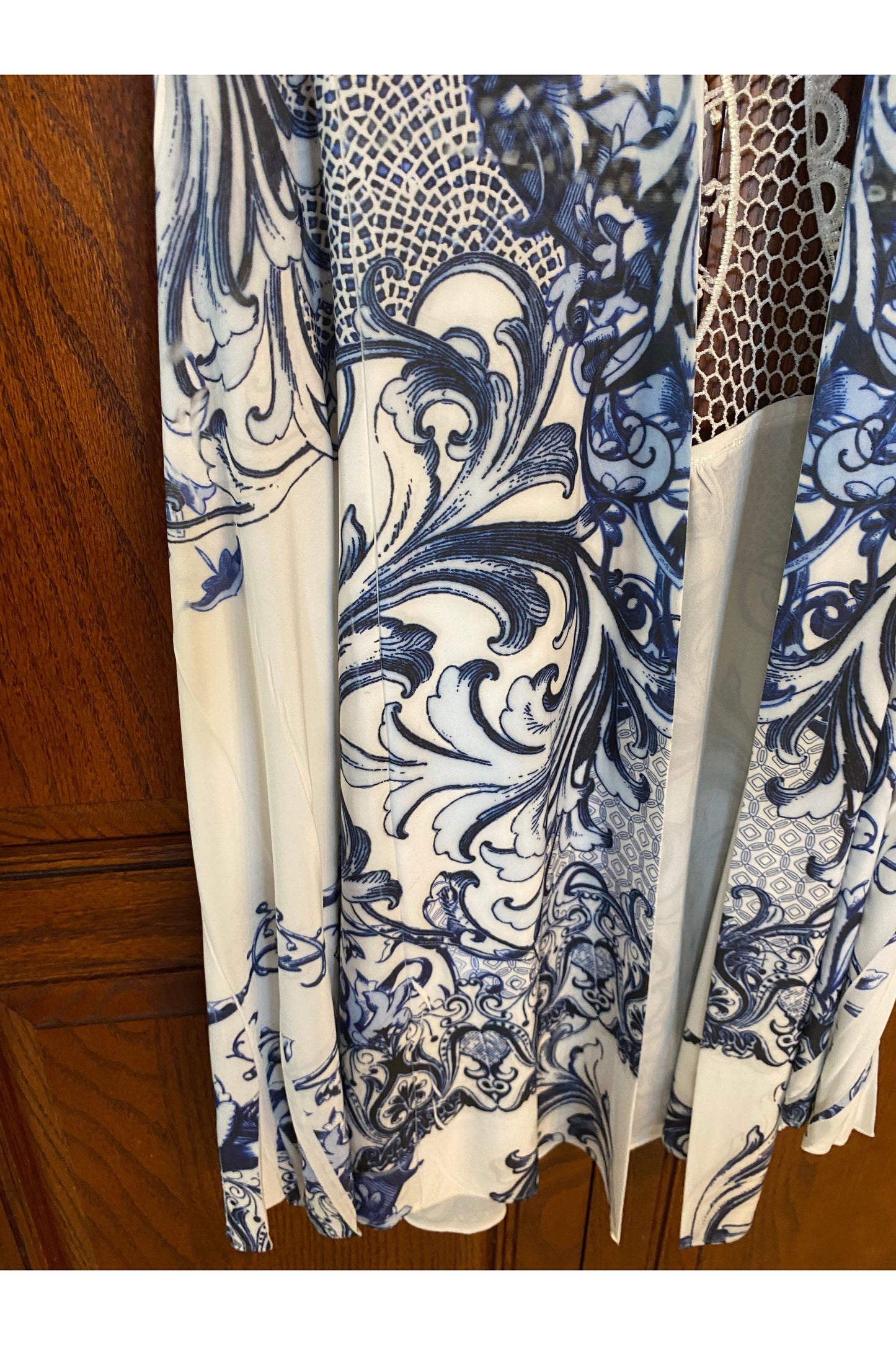 Sea & Anchor Blue Vest with Back Detail - 2637