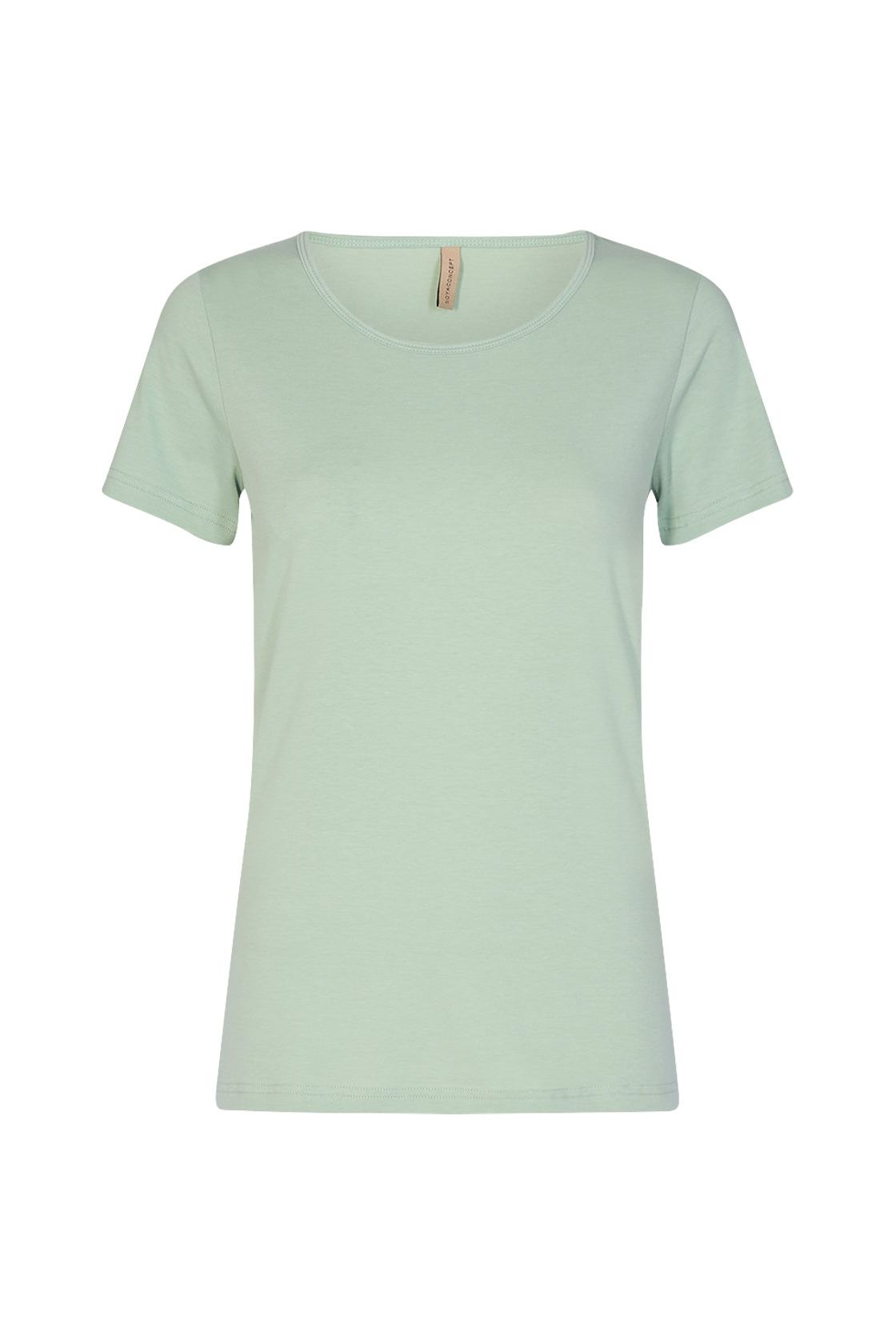 Soya Concept - Ladies Knitted Top - Off White & Frosty Green - P24740