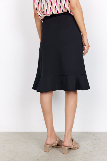 SoyaConcept - Sham 24 Wrap Skirt - Black - 25856