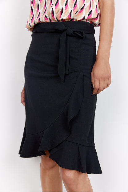 SoyaConcept - Sham 24 Wrap Skirt - Black - 25856