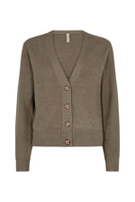SoyaConcept - Blissa 20 Button-Up Sweater - Dusky Green - 33103