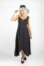 Pure Essence - Dress - Made from Bamboo - Black - 483-5056