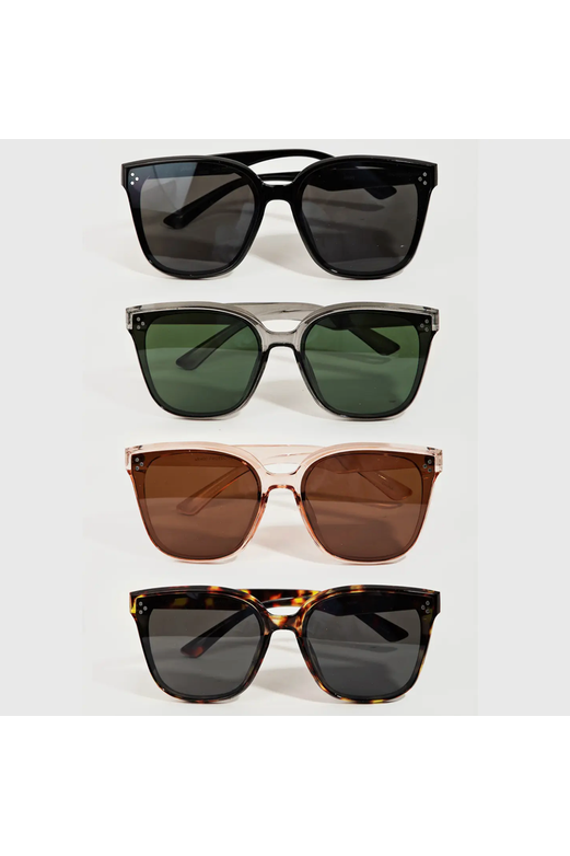 Fame  - Spexx Sunglasses - Black, Gray, Rose, Tortoise