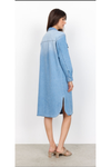 SoyaConcept - Kiss 2 Shirt Dress - Medium Blue Denim