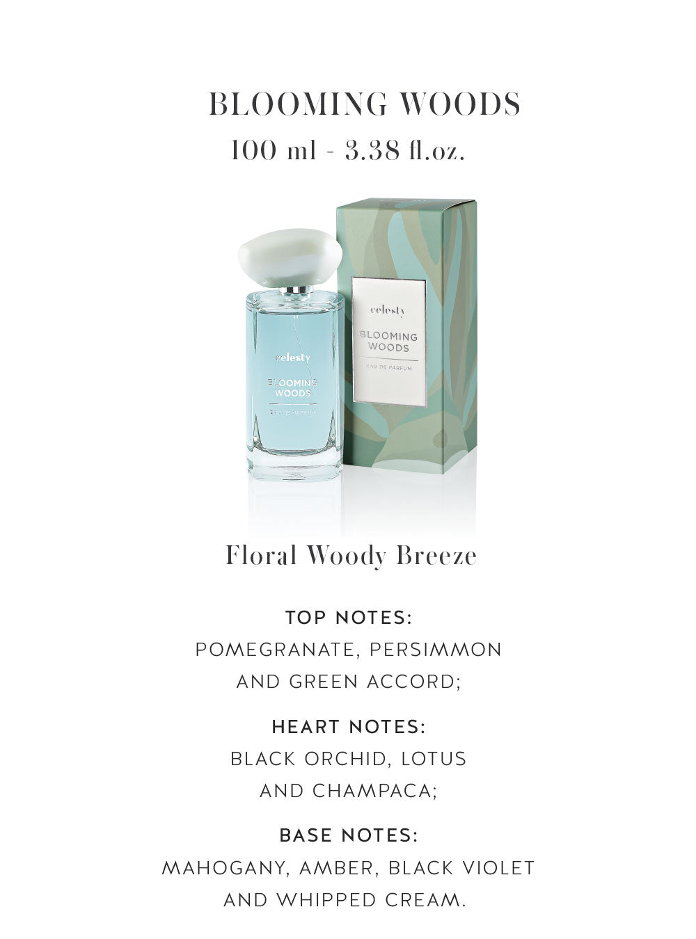 Celesty Booming Woods Perfume EDP