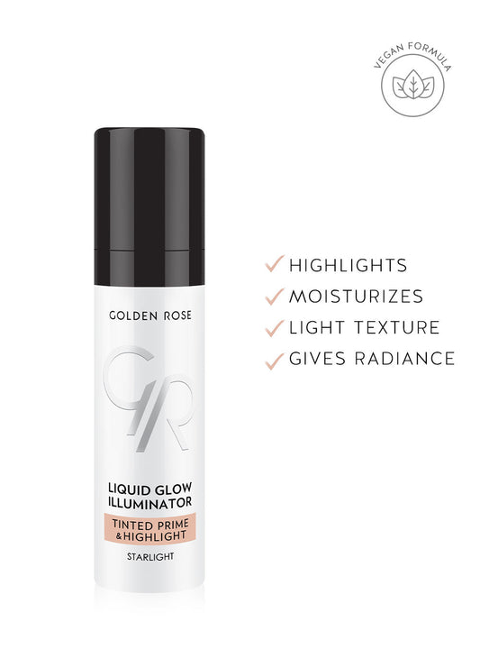 Make-Up Liquid Glow Illuminator Tinted Prime & Highlight