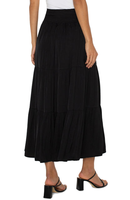 Ethereal Flow Tiered Maxi Skirt
