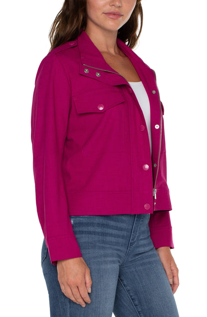 Vivacious Cropped Field Jacket