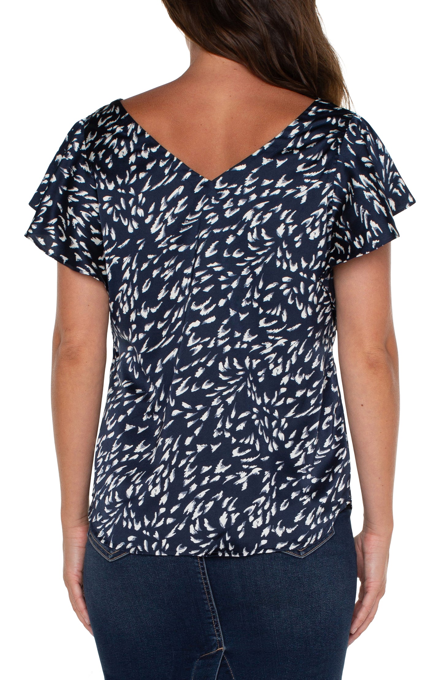 Butterfly Breeze V-Neck Top