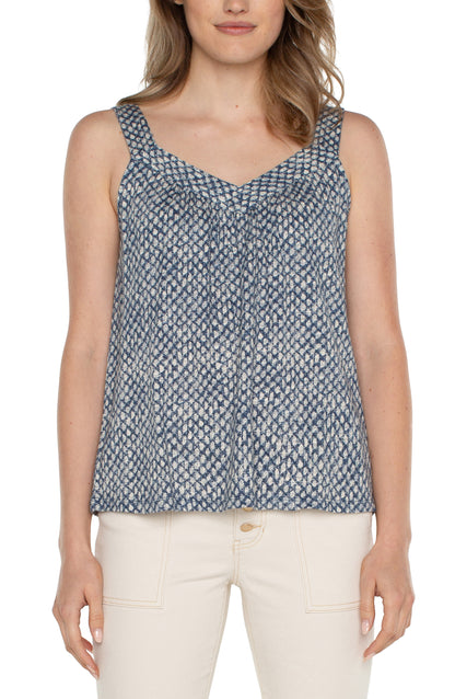 SLEEVELES V-NECK TANK