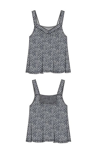 SLEEVELES V-NECK TANK