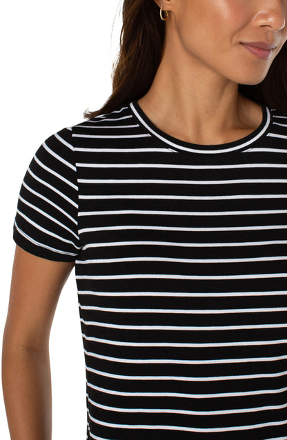 Chic Maritime Stripe Signature Tee