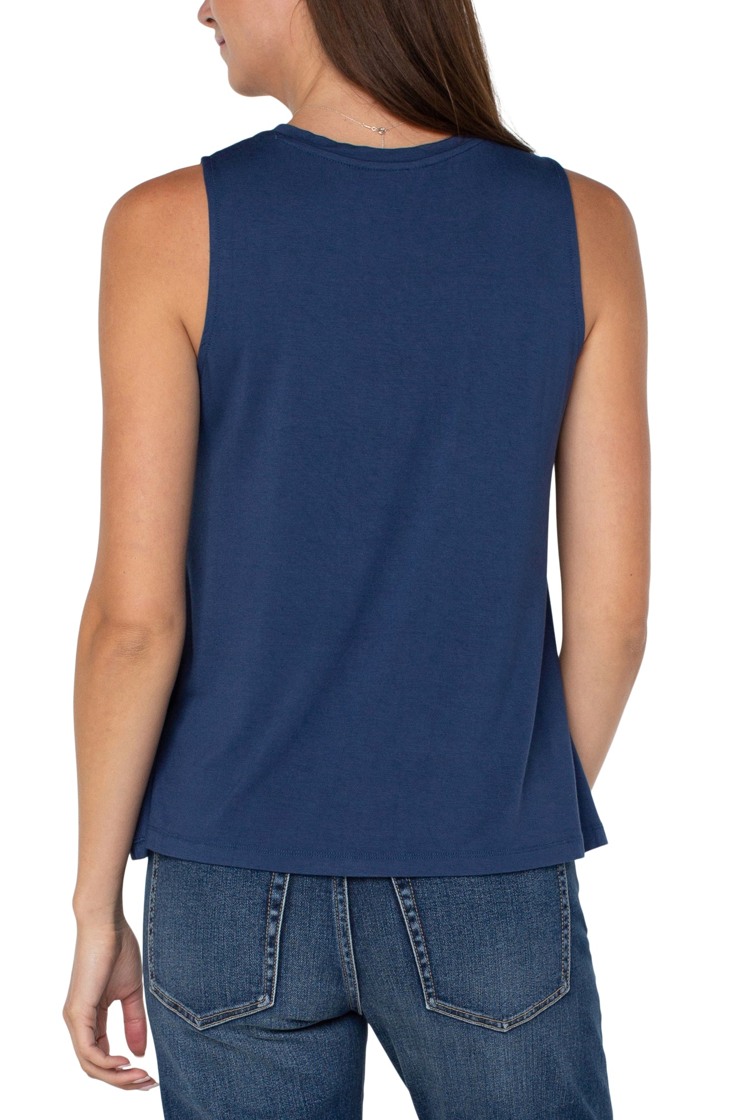 Sleeveless Scoop Neck Tank