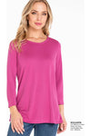 Multiples - 3/4 Sleeve Cool Effects Stay Comfortable Tee - M32108TM/TW - Multiple Colors and Plus Size