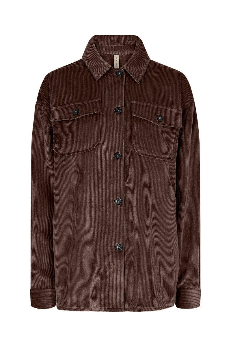 SoyaConcept - Bindi 11 - 18204 - Corduroy Shirt/Jacket - Coffee Bean