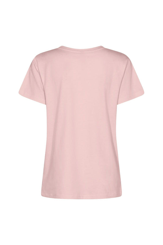 SoyaConcept - Basic T-Shirt - Pale Blush - 25689