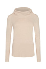 SoyaConcept - Dollie 305 - Turtleneck Pullover - Cream Melange and Blush Melange - 32994