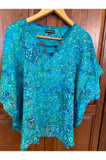Hand Kreation - Blue and Green Top - B176