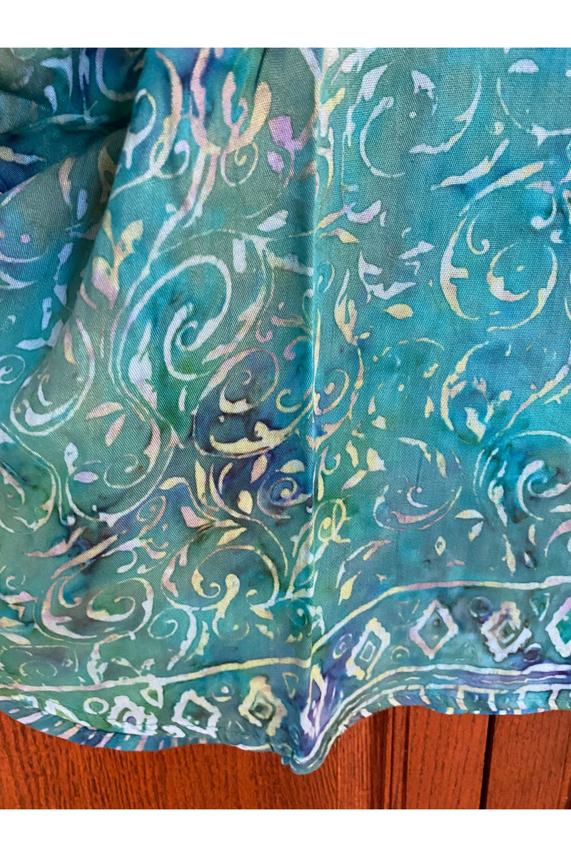 Hand Kreation - Blue and Green Top - B176