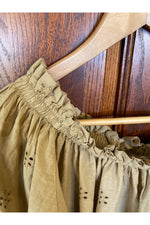 Scandal - "Buttercup" - Off Shoulder Top - in TAUPE