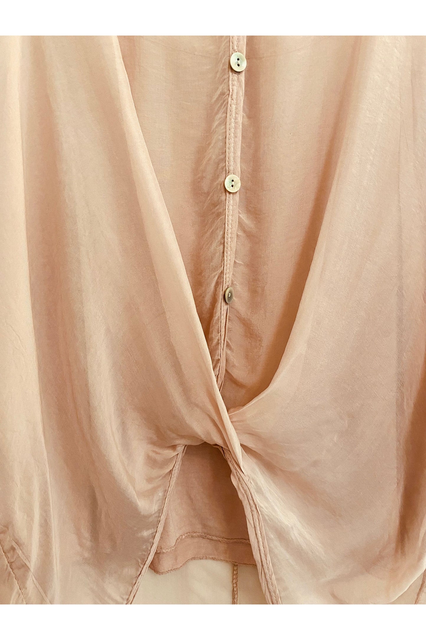 Scandal "Keva" - Light Pink Sheer Two Layer Top