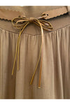 Bella Amore - Wide Leg Tobacco Pants with Belt - 9038