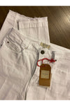 Tru Luxe - Skinny Crop With Double Fray Hem - White - T12213PM
