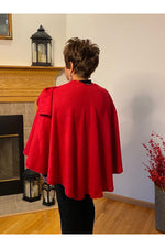 Pure Essence - Circular Shawl With Tab Holder On Top of Shoulder - Style #379-4428
