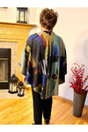 Pure Essence - Circular Shawl With Tab Holder On Top of Shoulder - Style #412-4428