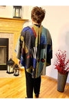 Pure Essence - Circular Shawl With Tab Holder On Top of Shoulder - Style #412-4428