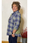 Multiples - Roll-Tab Long Sleeve 2 Pocket Button From Shirt - Multi - M12207BM