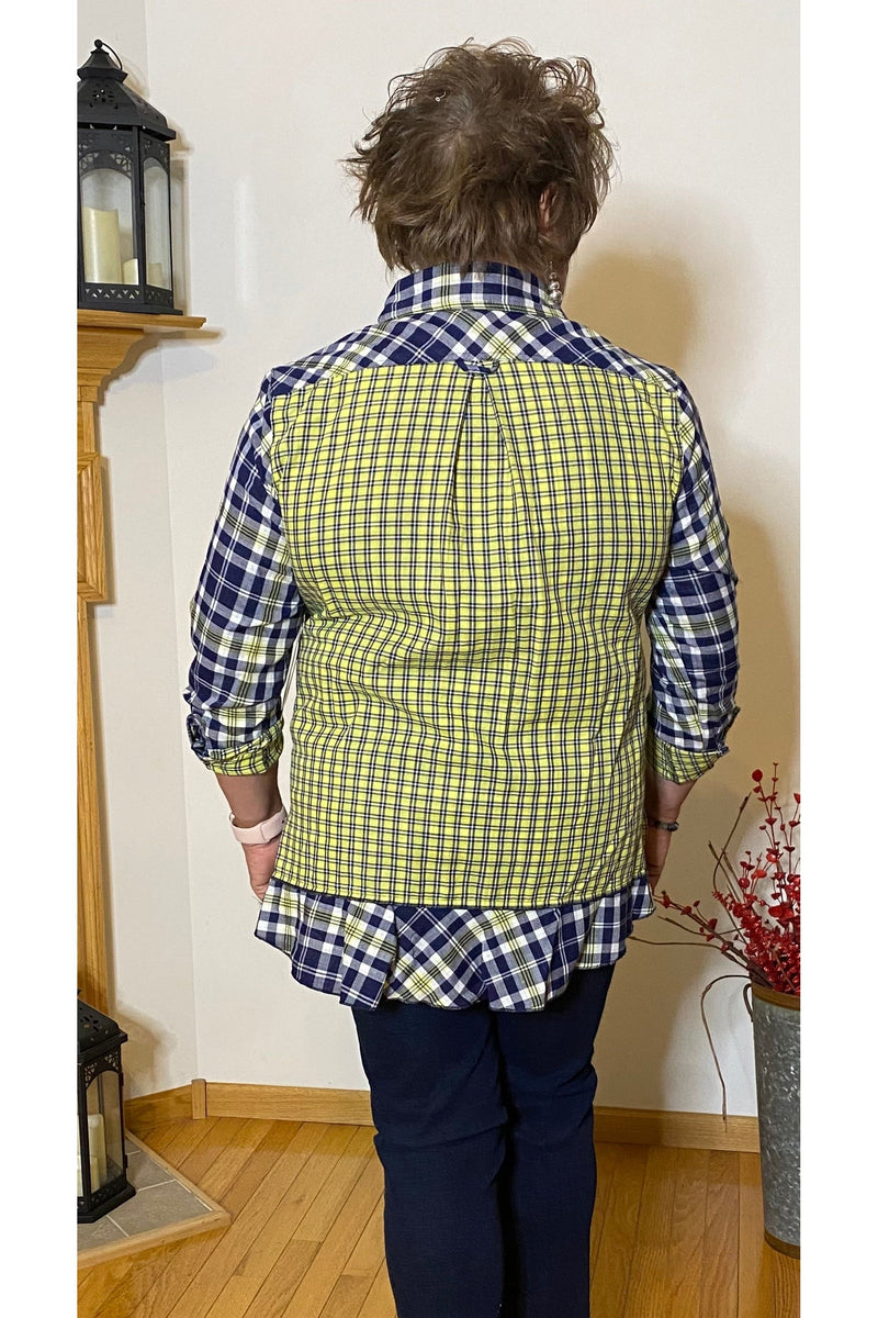 Multiples - Roll-Tab Long Sleeve 2 Pocket Button From Shirt - Multi - M12207BM