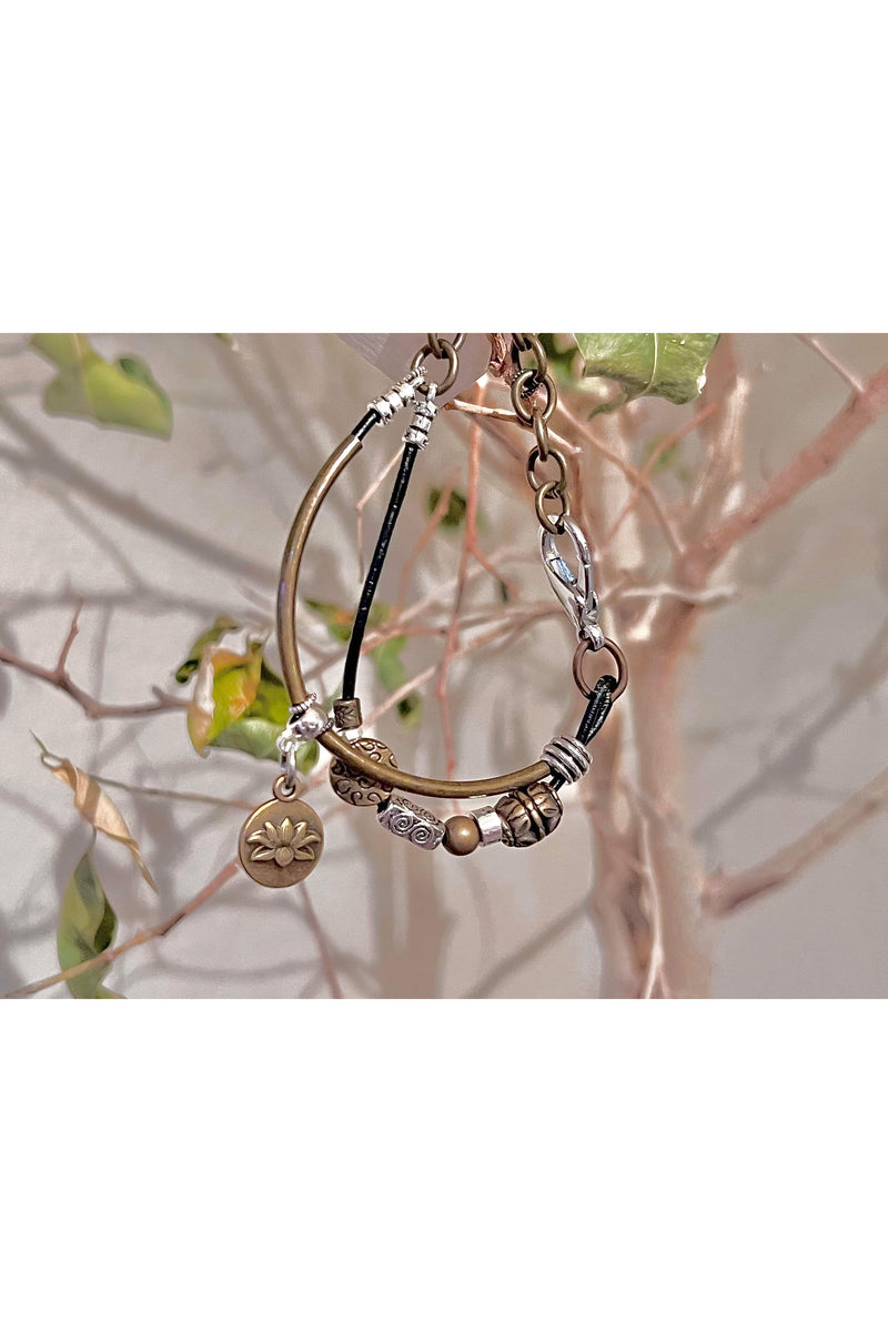 Fellerings - Mixed Metal Charm Bracelet