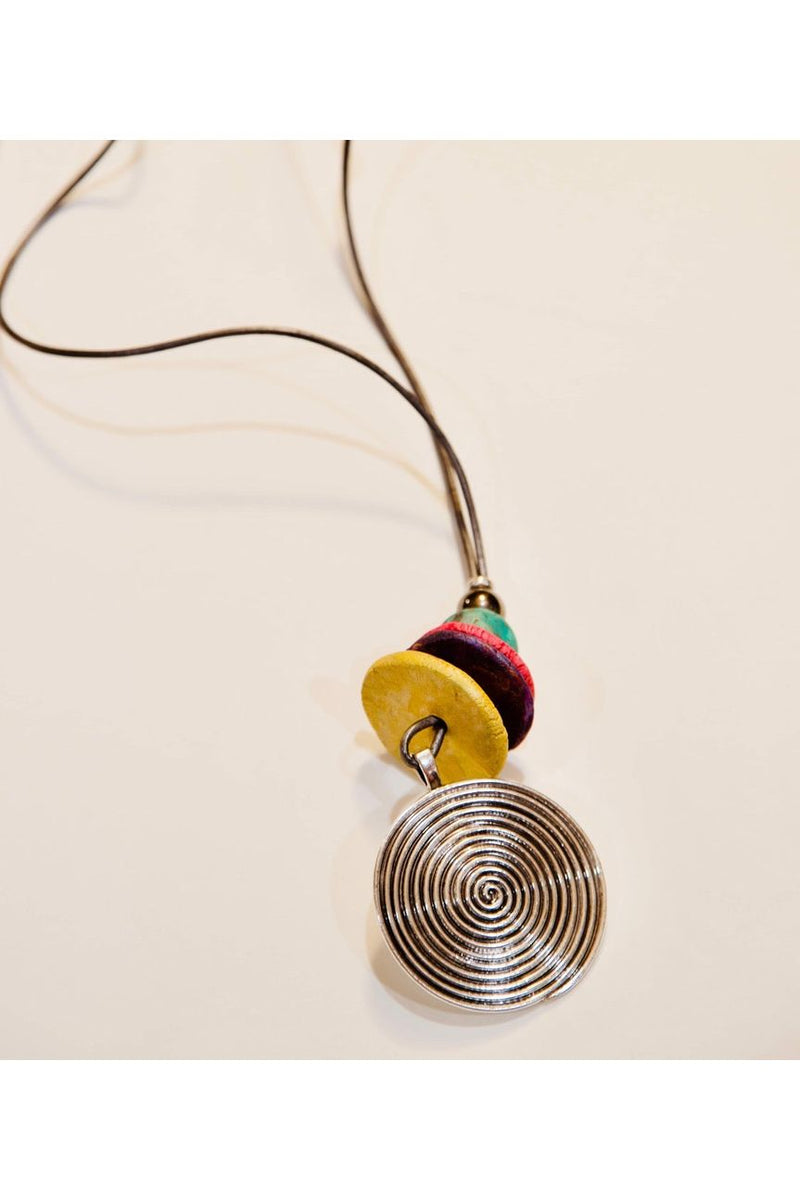 Fellerings - Southwest Spiral Necklace