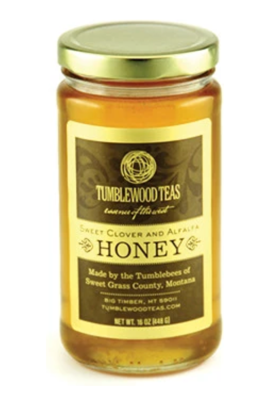 Tumblewood Teas - Montana Alfalfa/Sweet Clover Honey / 16 Ounce