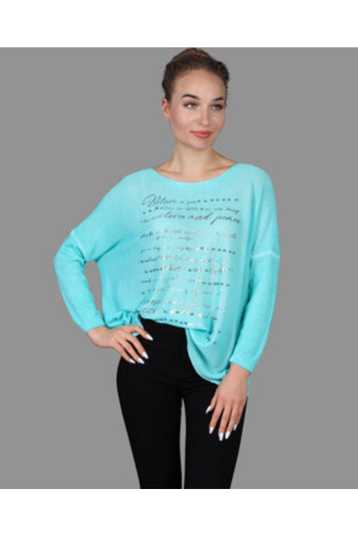 Bella Amorè - Light Weight Sweater - Mint