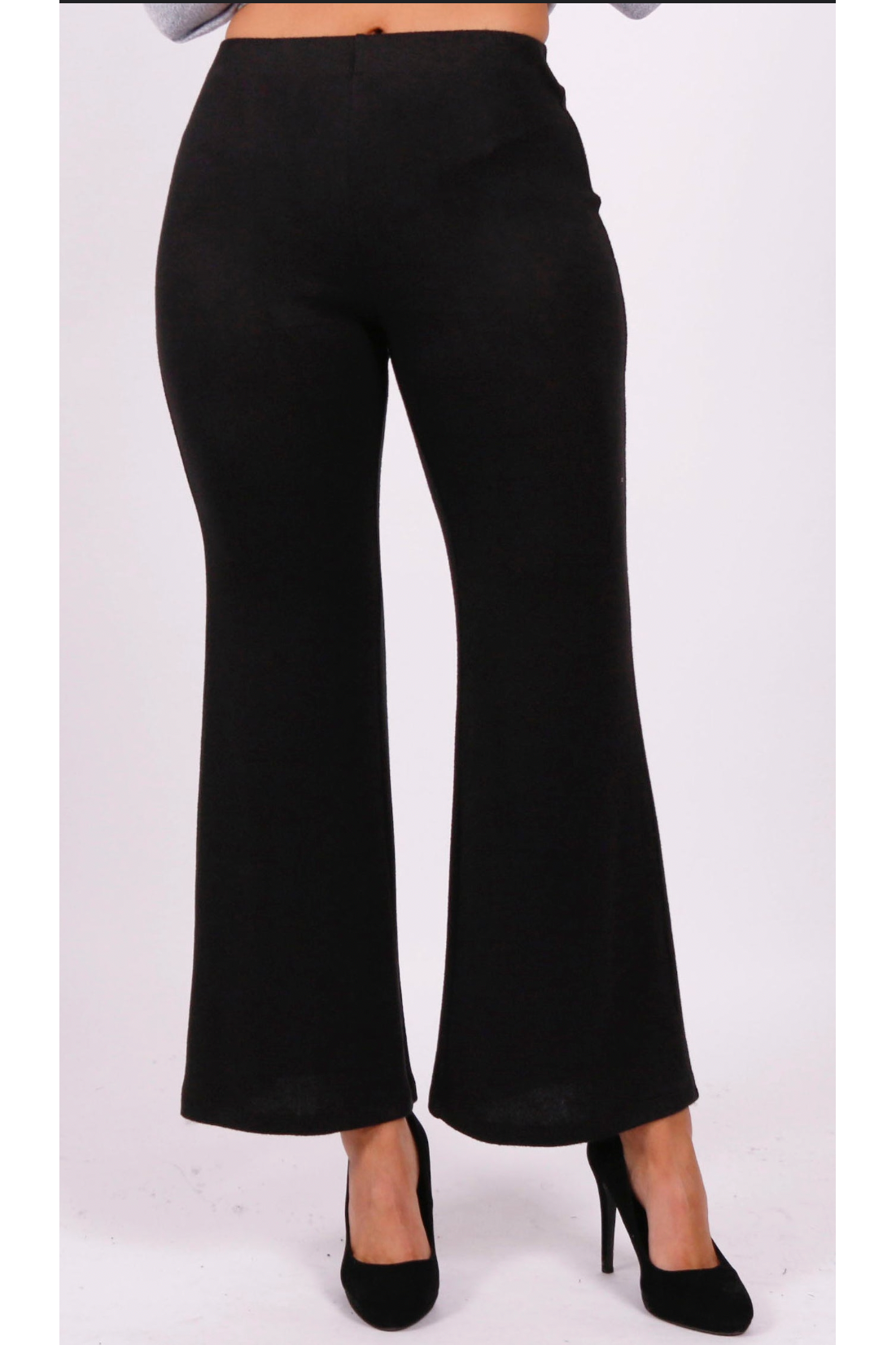 ISCA - Pull-On Pant Flared at the Bottom - 3031-1107 - Black