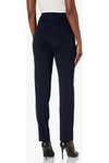 Slim-Sation - Wide Band Elastic Waist Pull-On Relaxed Leg Pant - M38711PM/M38711PW - Black and Midnight