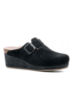 Corkys - Banks - Black Suede Mules