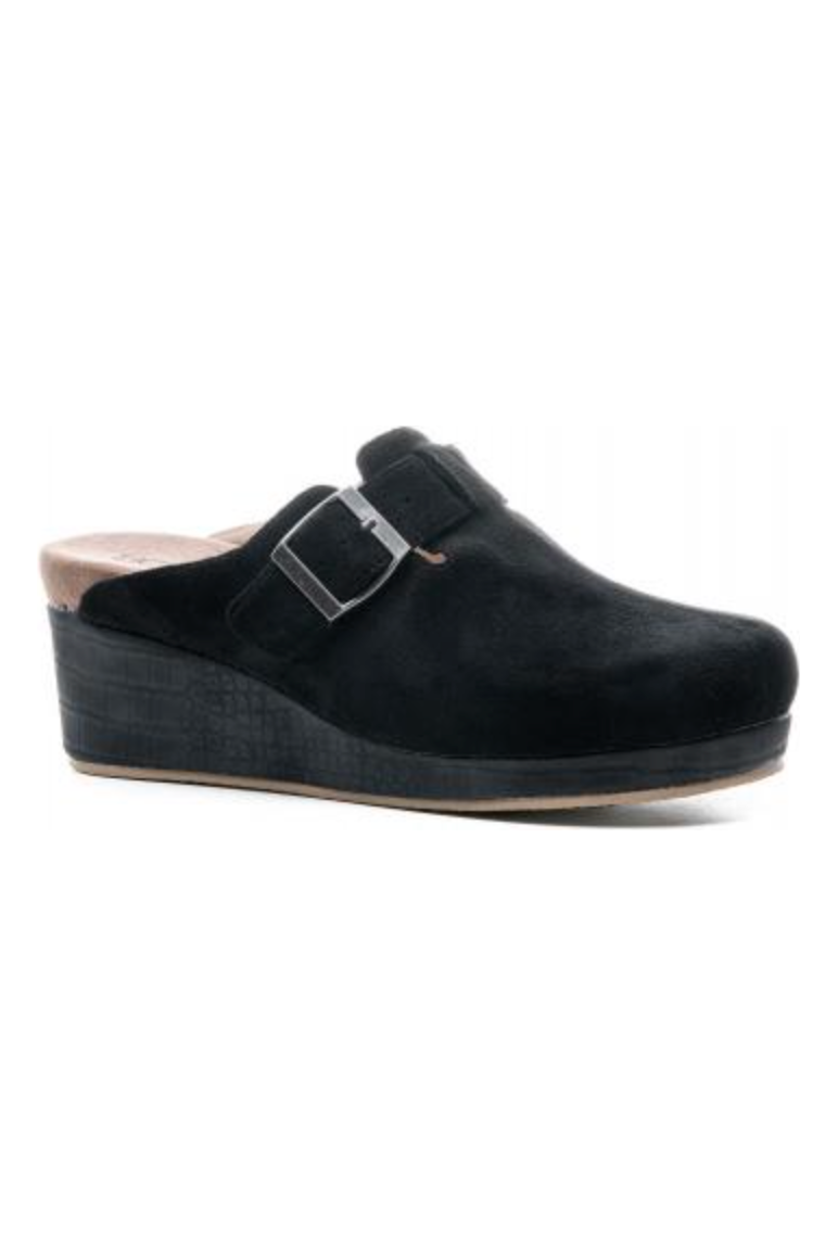 Corkys - Banks - Black Suede Mules
