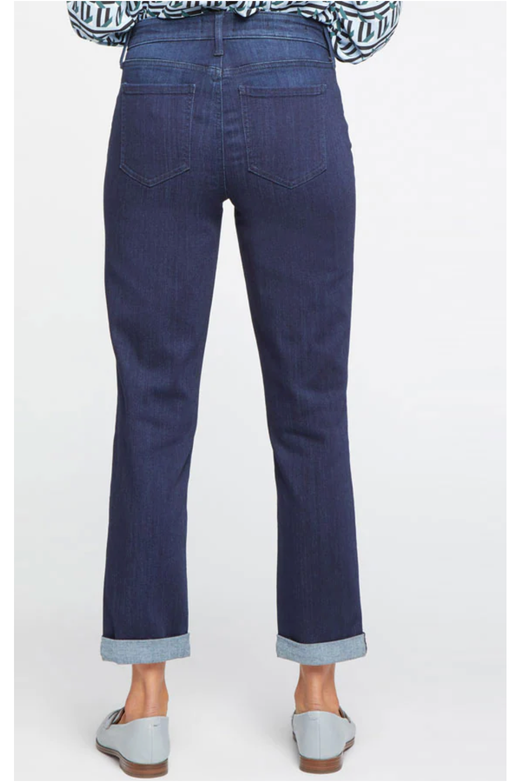 NYDJ - Margot Girlfriend Jeans In Sure Stretch® Denim With Roll Cuffs - Highway