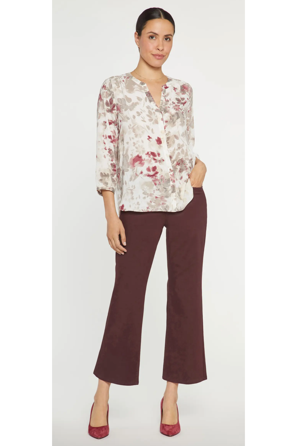 NYDJ - Pintuck Blouse - Westhaven