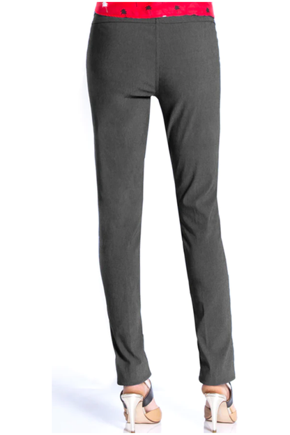 Slim-Sation - Pull on Narrow Leg Pant - Charcoal - M2604P