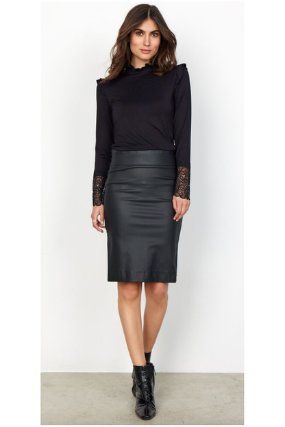 SoyaConcept - Pam 7 - Skirt - Black - 17728