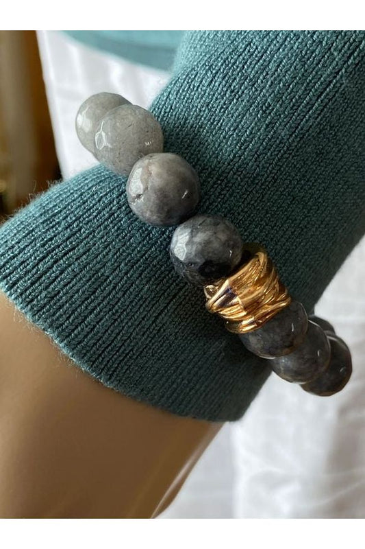 Lula N Lee - Gray Quartz Bracelet