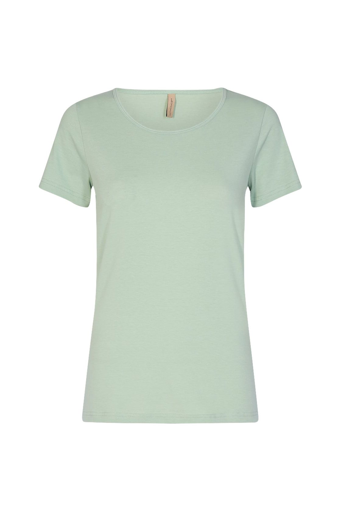Soya Concept - Ladies Knitted Top - Off White & Frosty Green - P24740