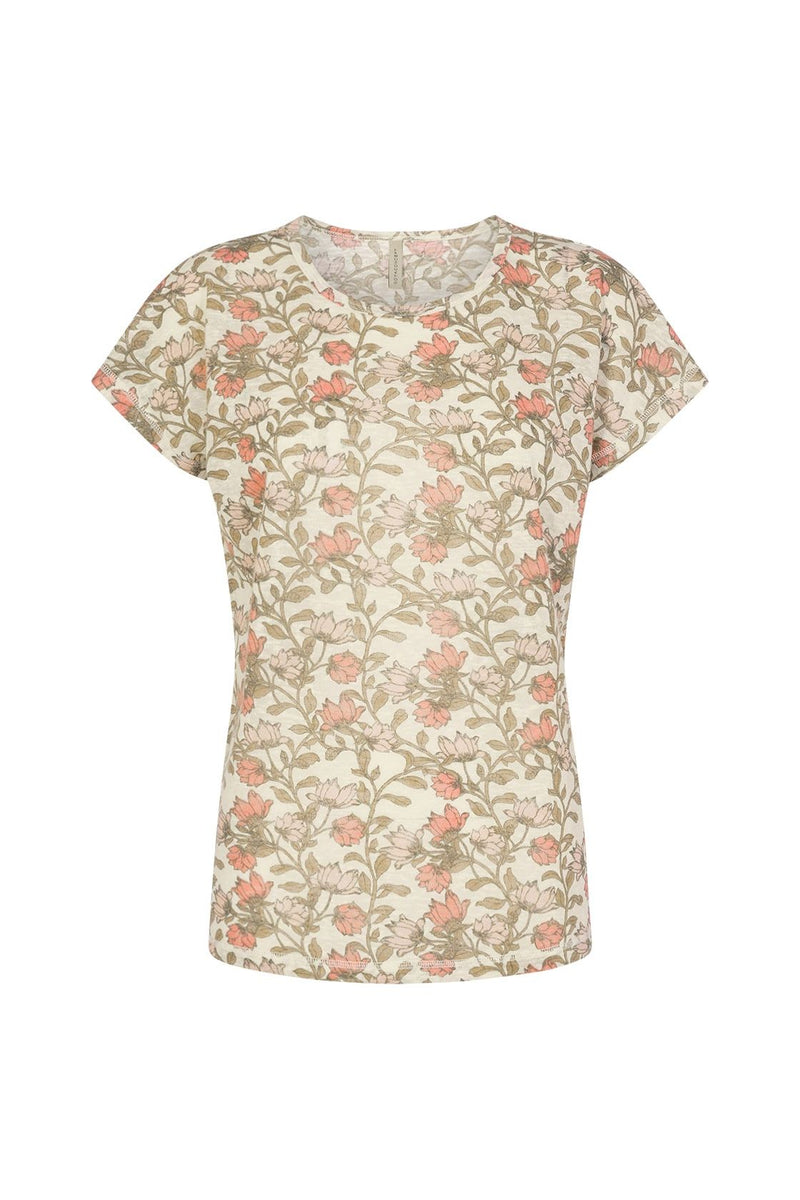 Soya Concept - Ladies Knitted Top - Pale Pink Combi - P25589