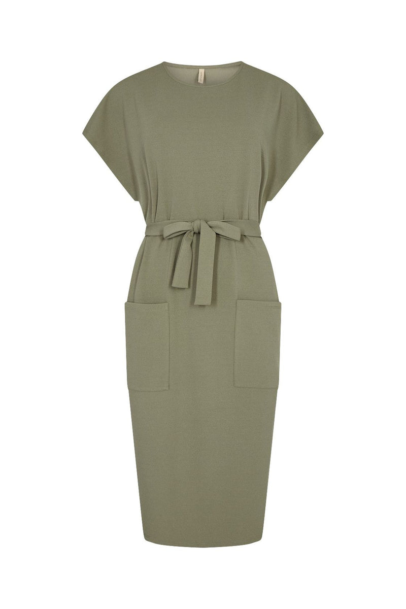 Soya Concept - Ladies Knitted Dress - Army - P25611